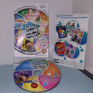Hasbro Family Game Night 2 Nintendo Wii Video Game